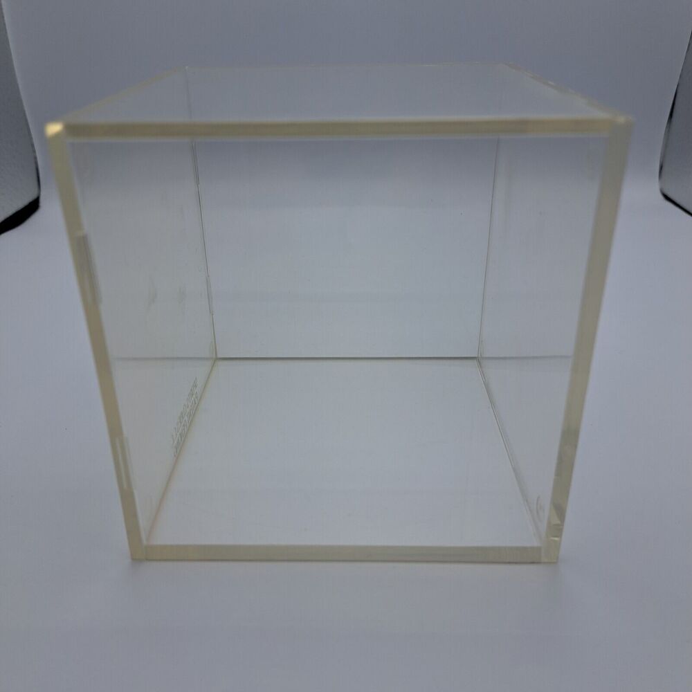 Sports Cubes Baseball Holder Display Case 2-Piece Clear Acrylic Patent Pending - Picture 7 of 9